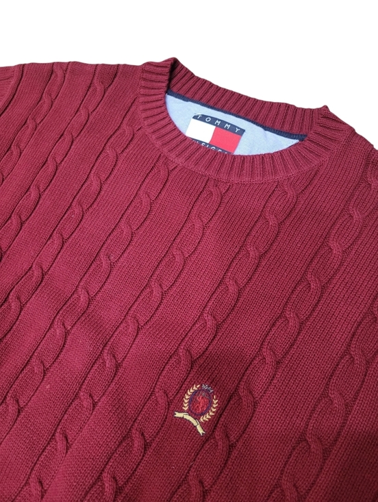 Tommy Hilfiger Other - Vintage Tommy Hilfiger Burgundy Red Sweater Top Size: M